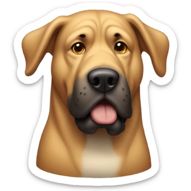 Big viscous dog sticker