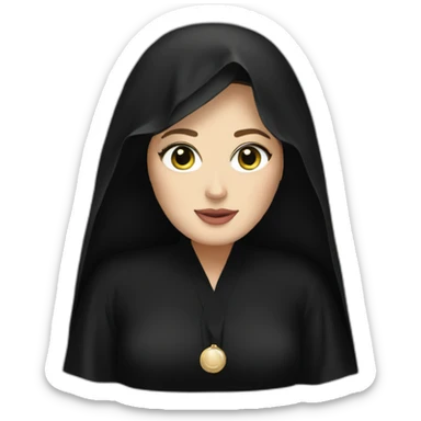 Adele wearing abaya sticker