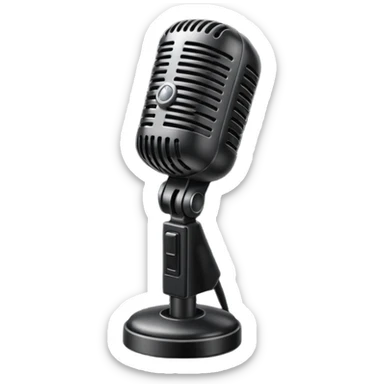 microphone sticker