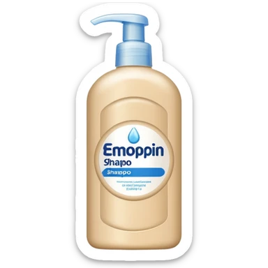 shampoo beige sticker