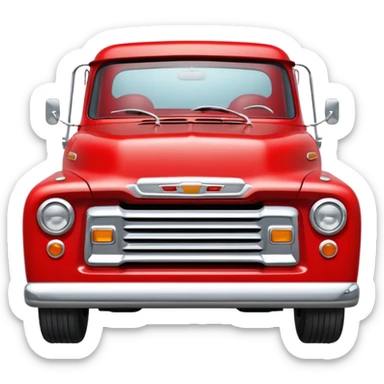 classic pickup truck sticker