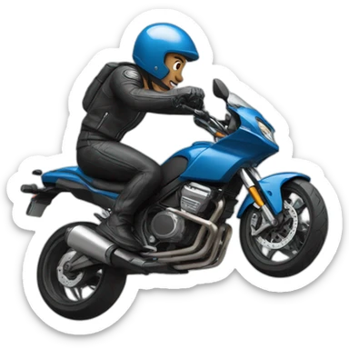 motorcycle stunt sticker