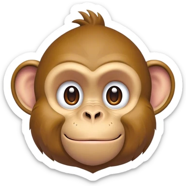 Monkey with a 6 pack sticker