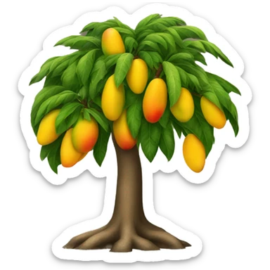 mango tree sticker