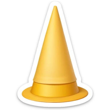 dunce hat sticker