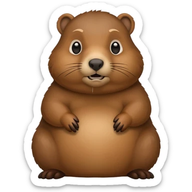 groundhog sticker