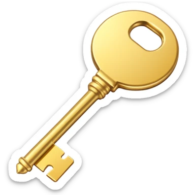 chìa khóa vàng sticker