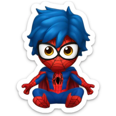 Spiderman enano sticker
