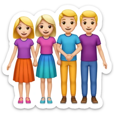 Nah çeken insanlar sticker