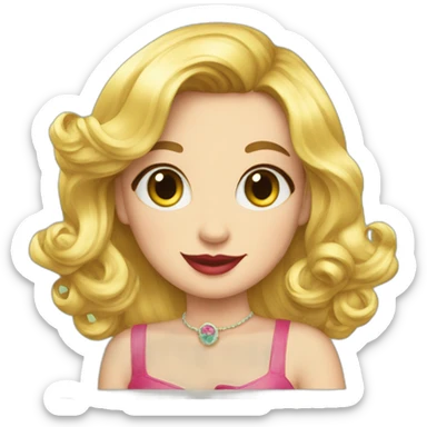 kitsch carte postale sticker