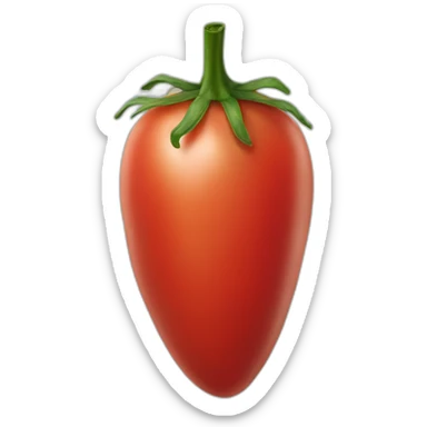 long tomato sticker
