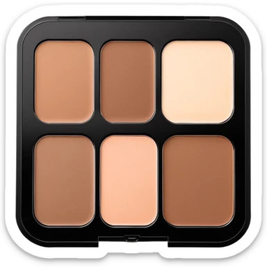 NYX Professional Makeup Face Sculpting Palette(sculpture,highlighter,powder)  sticker