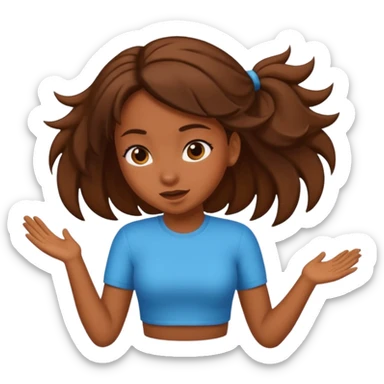 Girl shaking her ass sticker