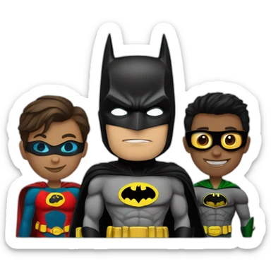 Batman ans robin sticker
