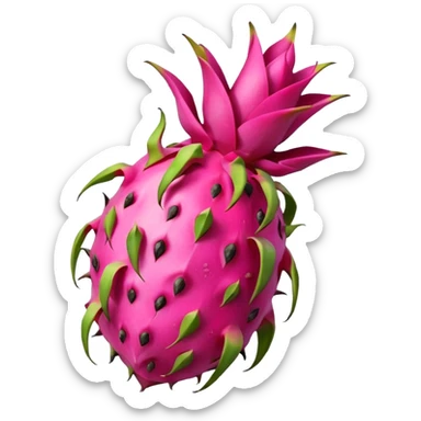 Dragon fruit emoji sticker