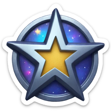 star space coin token sticker