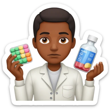 Black buying selling drugs sticker