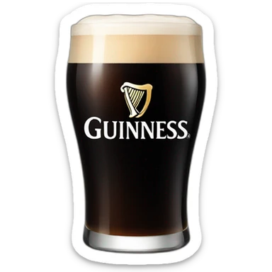 pint of Guinness sticker