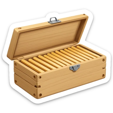 match sticks paper box sticker