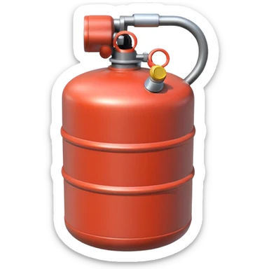 gas cylinder sticker