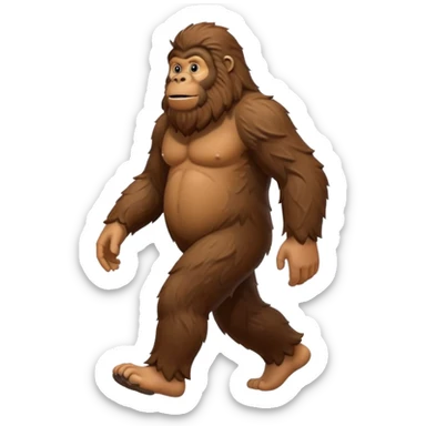 Bigfoot sticker