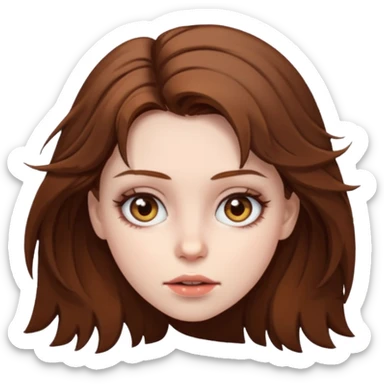 Psycho woman sticker