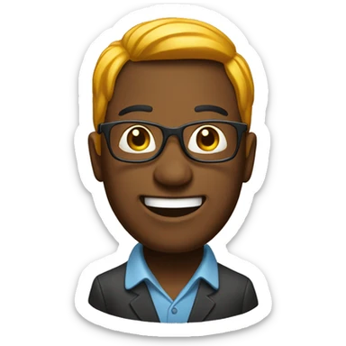 Un banquier heureux sticker