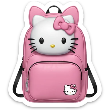 Mochila de hello kitty sticker