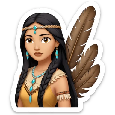Pocahontas  sticker