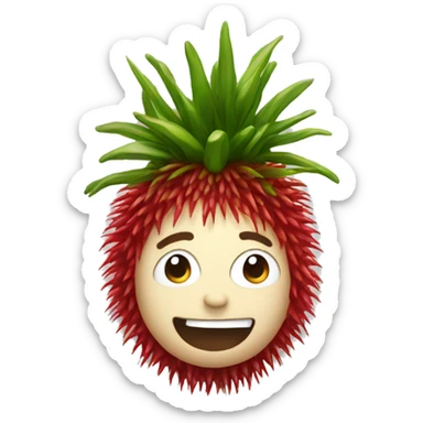 Rambutan sticker