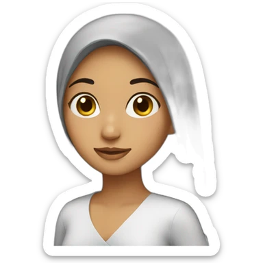 An Arab girl sticker