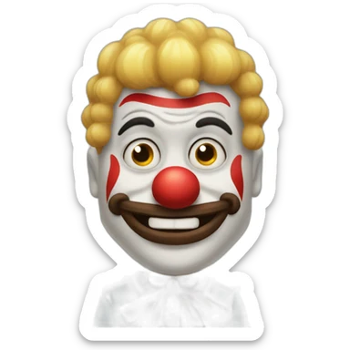 Popo y payaso sticker