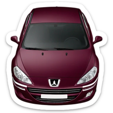 Peugeot 407 couleur bordeaux sticker