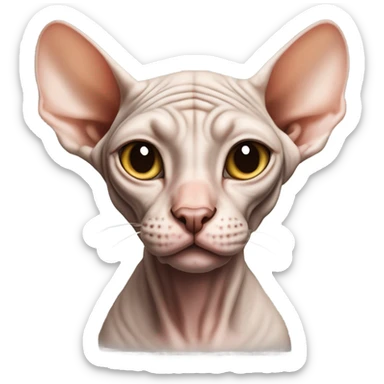 sphynx cat sticker
