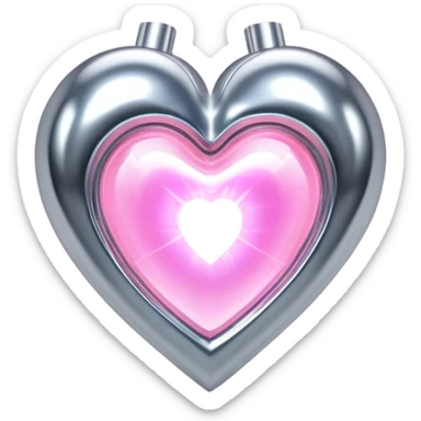 sorayama astral heart glowing aura sticker