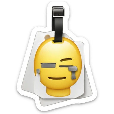 Luggage tag qrcode sticker