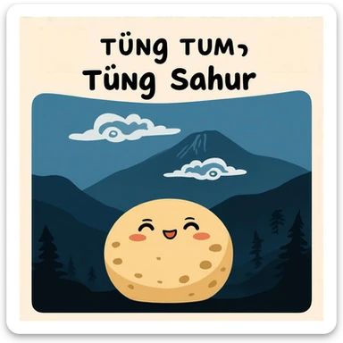 Tung tung Tung Sahur sticker