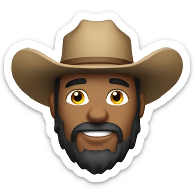 Keg man cowboy sticker