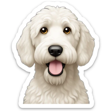 white-labradoodle-with-black-patch-around-left-eye sticker