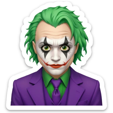 heath ledger joker sticker
