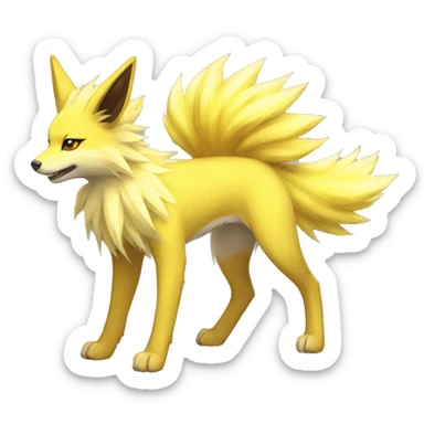 Jolteon-Ninetails full body sticker