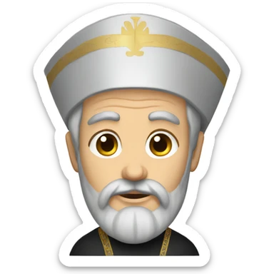 greek orthodox priest sticker