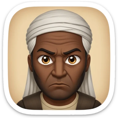 angry Iraqi, in profile sticker