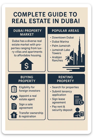 Complete guide to real estate in Dubai sticker