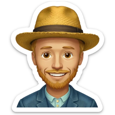 van gogh sticker