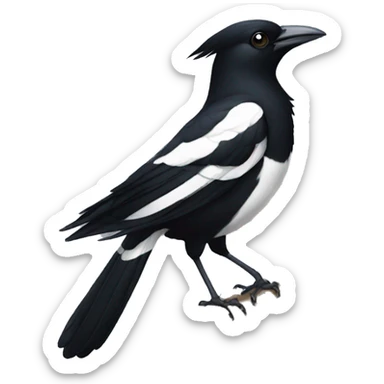 a magpie sticker