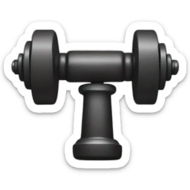 Dumbell weights 2D sticker