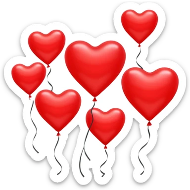 love balloons  sticker
