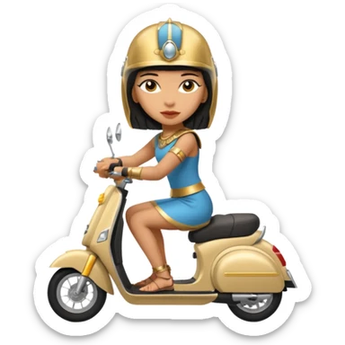 cleopatra drive scooter sticker