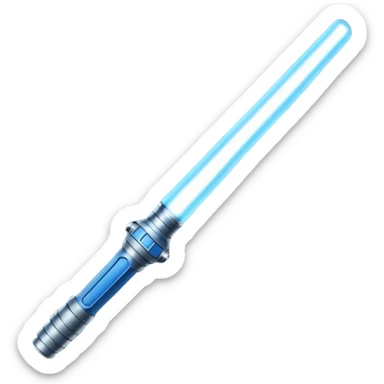 Blue Lightsaber from star wars sticker
